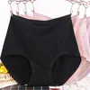 Bragas de mujer 3 Unids / set Tamaño grande XL ~ 6XL Calzoncillos de algodón de cintura alta Lencería de mujer Bragas sólidas Calzoncillos de rayas Ropa interior transpirable 4622 230414