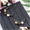 Stud Vintage Seashell Dangle Drop Earrings For Women Girls Boho Geometric Cute Circle Round Statement Summer Beach Party Jew Dhgarden Dh7Kc