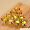 30mm Diamond Crystal Door Knobs Glass Drawer Knobs Kök Skåp Möbler Handtag Knob Skruvhandtag och drar hem hårdvara