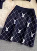 Vestido de duas peças Pequeno fragrância Vintage Knit Conjunto de suéter feminino Cardigan Casal Crop Top Mini Shairs Conjuntos de moda Casual 2 ternos 230331