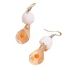 Dangle Earrings Korean Fashion Creative Lamp Broken Egg Stud Women Charm Sexy Party Jewelry Exquisite All-Match Lady Girlfriend Gift