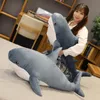 15-30 cm Plush Shark Toy Soft Stuffed Speelgoed Animal Reading Pillow For Birthday Presents Cushion Doll Present For Children LA591