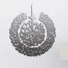 Väggklistermärken "3d spegel islamisk väggdekal hem dekoration akryl arabisk väggkonst dekal med vardagsrumsdekoration" 230331
