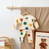Pigiama Set di vestiti per neonati Set per famiglia per bambini Set pigiama per bambina primaverile Set per bambina in due pezzi 230331
