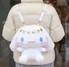 Yugui chien en peluche dessin animé sac à dos fille mignon kuromi épaule sac de messager cadeau pour enfants