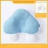 Pillows 06 Months born Baby Anti Startle Comfort Sleeping Solid Color Pillow Cotton Shaped Correction 230331