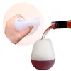 New Silicone Red Wine Glass Mug Creative Travel Carrying Water Cup Flat Bottom Non-slip Drop-proof Party Camping Beer Mugs