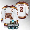 Thr 81 Jimmy Snuggerud Minnesota Golden Hockey Jersey Frozen Four 2023 NCAA Matthew Knies Ben Brinkman Sammy Walker Ryan Johnson Blake McLaughlin Mason Nevers Jerse