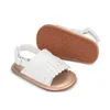 Sandálias Kidsun menino Sandals Sandals Baby Bottom Bottom Sole Anti-Slip Infant 0-18m Sandals Recém-nascidos First Walkers Shoes de berço Z0331