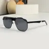 60W 검은 연기 조종사 스퀘어 선글라스 남성 Sonnenbrille 스포츠 안경 Sonnenbrille Sun Shades UV400 안경 상자