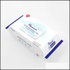 حديقة منزلية أخرى 80 pcs/pack مناديل مطهر يمكن التخلص منها في المكتب الرطب المضاد للبكتيريا المحمولة 150x200mm تطهير Dipe Drip Drop Deled Dhznj