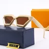 Designer solglasögon lyxiga solglasögon för kvinnor utomhus UV-skydd män solglasögon reser för att ta bilder