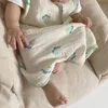 Sacs de couchage MILANCEL bébé sac sans manches gilet né enfant Antikick couette été mince double couche coton fil 230331