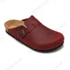 Аризона Mayari Мужчины Slipper Mule Sandale Casual Shoes Boston Luxury Designer кожа новые ползунки на открытом воздухе.