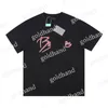 Summer Men Designer Hiiphop Tees Fashion Brand Plus Size Tops Casual Woman Vacation T-shirt Loose Breathable 188z
