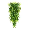 Decorative Flowers Faux Bamboo Leaves Wall Hanging Plants Evergreen Elegance Fake Low-Maintenance Decor Realistic Artificial