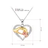 Pendant Necklaces 2023 Hand In Necklace Mother's Day Jewelry Gift Spring Heart Chain For Women Kettingen Voor Vrouwen