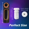 Automatic Telescopic Heating Male Masturbator Vibration Blowjob Sucking Machine Masturbation Cup Sex Toys for Men Adult Goods 18