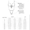 Womens Shapers Fajas Colombianas Thong Underwear Lace Shapewear Bodysuit Slim Body Shaper Women V-collar Corset Open Crotch Lingerie