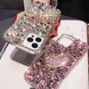 Luksusowe etui na telefony komórkowe Diamentowe serca Rhinestone Pokrowce ochronne na Apple 14 13 Iphone12 11 Plus Pro Max Silikonowa tylna okładka Etui na telefon komórkowy z opakowaniem detalicznym