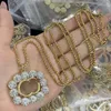 2023 Retro klasyczne naszyjniki projektant dla kobiet Naszyjniki wisiorek ggity luksusowa podwójna biżuteria kgx1c
