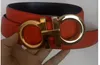 أحزمة أزياء Big Buckle للرجال الأصليين من الجلد العلامة التجارية الفاخرة مصمم جودة عالية الجودة LNCZ