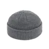 Şapkalar Kışlar Kış Sıcak Beanies Sıradan Kısa İplik Hip Hop Şapkası Yetişkin Erkekler Beanie Kadın Yün Örme Skullcap Elastik UNISEX