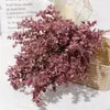 Dekorativa blommor kransar Simuleringsplantorna Långa blad av Mint Wedding Arrangement Artificial Home Interior Decoration Bloom Ofta blommar