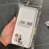 Mobiltelefonfodral Packagepåsar 10.5*24 cm Clear Hang Hole Self Adhesive Seal Plast Retail Packaging Väska för iPhone 4.7 till 6,7 tum Case Cover Dammtät paketväskor