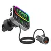 BC79 Car Charger FM-передатчик Bluetooth-совместимый 5.0 Car Kit Mp3 Музыкальный звук