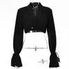 Women's Suits Chic Button White Cropped Blazer Women Coats 2023 Spring Fall Long Sleeve Short Jacket Female Turn-down Collar Outwear Y2K