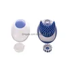 Chat Toilettage Brosse De Bain Pour Animaux De Compagnie Mas Brosses Enlève Les Cheveux Lâches Peigne Douche Laveur 2 En 1 Distributeur De Shampoing Animaux Outils Rre12500 Drop Dh3Cx