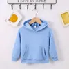 Hoodies & Sweatshirts Spring Boys Cotton Hooded Sport Wear Kids Sweater Fashion Autumn Soild Sweatshirt 2-12Yrs Children Outerwear Coats