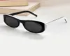 557 Shade Oval Acetate Black Sonnenbrille für Frauen Schmaler Rahmen Cat Eye Brille Sunnies Designer Sonnenbrille Sonnenbrille Sun Shades UV400 Eyewear wth Box