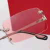 Designe 여성용 선글라스 남성용 패션 메탈 프레임 선글라스 세련된 패턴 고글 여성용 선글라스 비치 썬 글래스 5 옵션 상자 포함