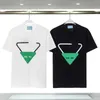 T-shirts voor heren populaire luxe mannen Korte mouwen Designer Tiensten dragen Zomerronde Hek Zweet T-shirt Outdoor Ademend katoenen bedrukte jassen Liefhebbers C8GT