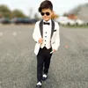 Costumes pour hommes blanc bébés garçons pour mariage Costume noir garçon rouge enfants Blazers personnalisé bleu marine veste vêtements de cérémonie enfants vêtements