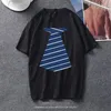 メンズTシャツネックタイユニセックスビンテージスポーツ2023ファッションサイズシャツトップスティー