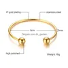 Kette New Fashion M Signatur Open Size Armreif für Frauen Gold Rose Edelstahl Manschette Charme Valentinstag Jewelr Dhgarden Dhxoc