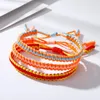 Strand Boho gevlochten armband voor vrouwen etnische Tibetaanse gelukkige armbanden armbanden kleurrijke draadknopen geweven touw vriendschapsliefhebber sieraden