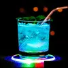 Maty Podkładki akrylowe Lekkie Coaster Colorf Flash Waterproof LED Light Lampa Kryształowa koktajl PASK RGB Mata Downot Dhcun