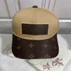 Klassisk 2023 Bollkvalitet Canvas med män Baseball Cap med Box Dust Bag Fashion Women Hatts Free Shiping Baseball Capall Caps