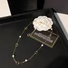 Marke Perle Anhänger Halsketten Luxusdesigner Halsketten Anhänger Choker Liebe Kette Frauen plattiert Edelstahl Buchstaben Schmuckzubehör verstellbar