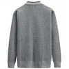 Herrtröjor Cardigan Autumn Winter Thick V Neck Sticked tröja Rockar Casual Warm Fashion S Clothing 2023 230331