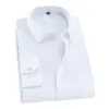 Men's Casual Shirts DAVYDAISY 8xl 7xl Men's Shirt Long Sleeve Men's Business Waist Shirt Twill White Yellow Shirt Brand Formal Shirt Soft DS275 230331