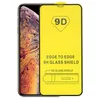 9D-Displayschutz aus gehärtetem Glas für iPhone 15 14 Plus 13 Pro Max 12 Mini 11 8 Samsung Galaxy S23 S22 S21 FE Vollständige Abdeckung, stoßfeste Folie