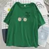 Women's T Shirts Sunflower Bike Kawaii Fashion Style Print Women's T-Shirt Summer Breathable Shirt Vintage Brand Clothes Soft Casual