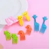 Cartoon Fruit Fork Set Twisted Party Buffet Desserts Food Cocktail Sandwich Stick For Home Party Decor Fruits Pick Toothpick