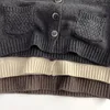 Vestes 1-6 ans bébé garçons filles tricot cardigan manteau à manches longues couleur unie enfants vêtements automne printemps pull