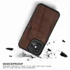 Capa traseira de madeira real para iphone 15 14 13 11 pro max samsung s23 s22 capa de telefone dura de madeira de bambu genuíno